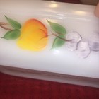 Fire King Peaches and Grapes (Gay Fad) rectangular serving bowl — photo 4