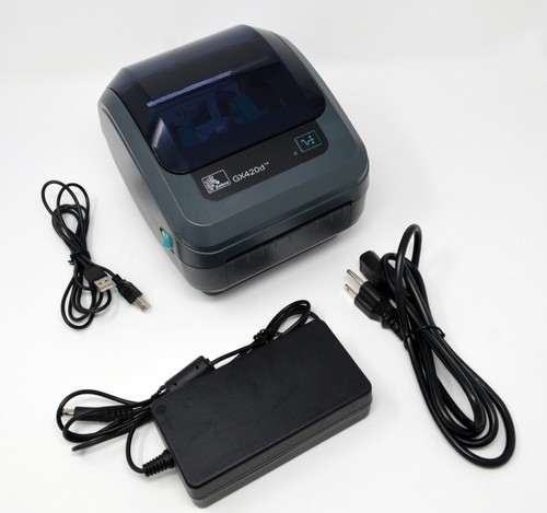 Zebra GX420D Ethernet Direct Thermal Label Printer Shipping Labels working 100% - Picture 1 of 6