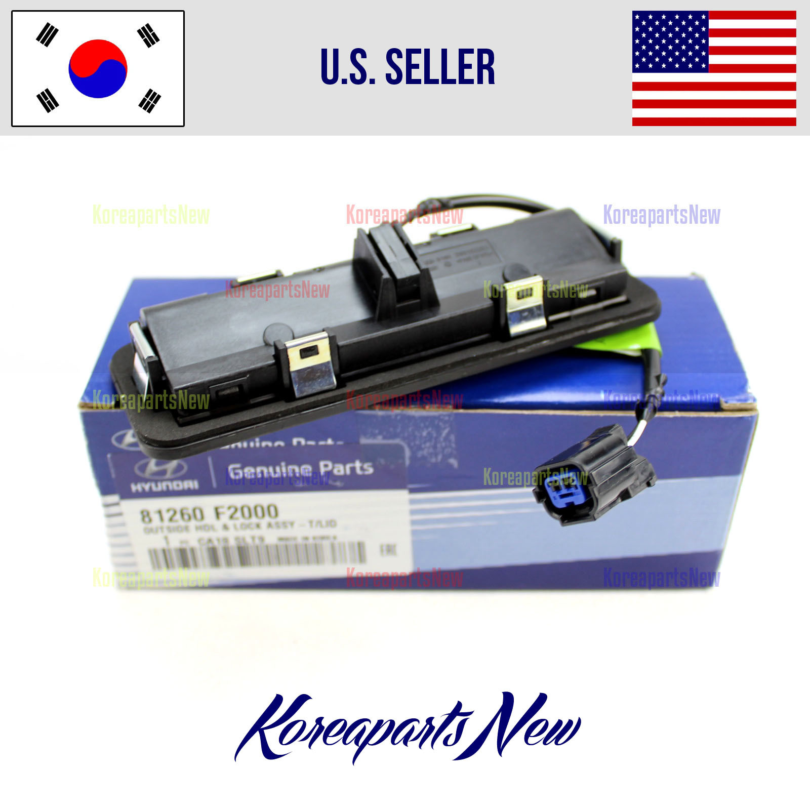 Switch Handle TrunkLock Actuator Latch Release 81260F2000 ELANTRA 2017