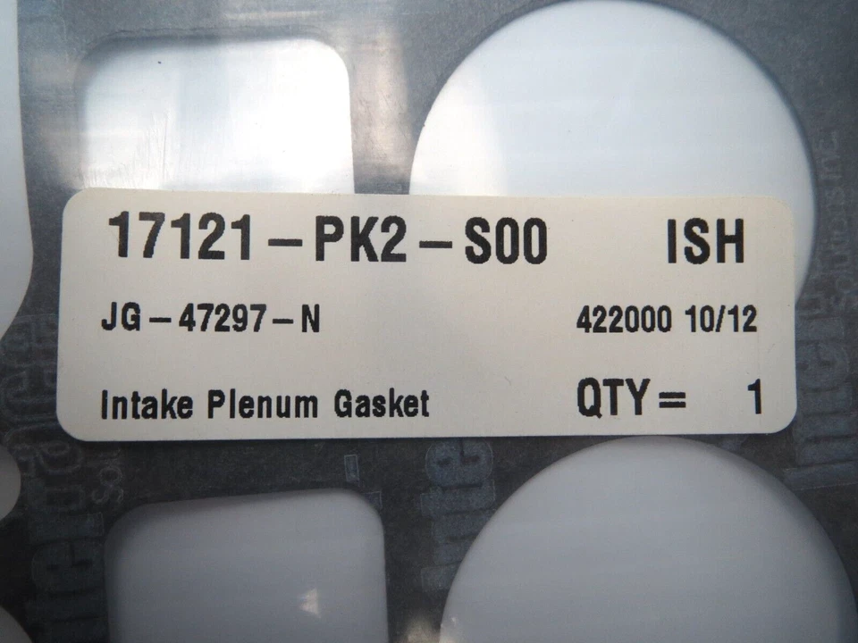 Junta plenum de admisión para Honda Prelude 2.0 Si 1988-91 hecha en Japón ¡Envío rápido! Foto 4 de 4