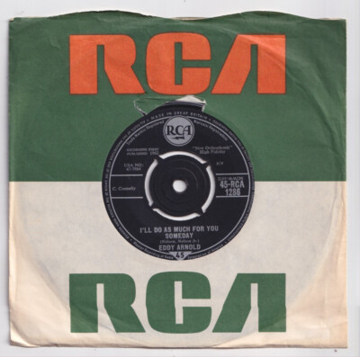 (AD43) Eddy Arnold, I'll Do As Much For You Someday - 1962 - 7'' vinyl
