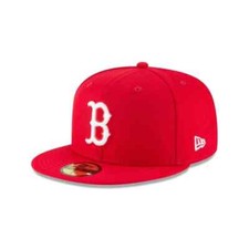 Authentic New Era MLB On-Field 59Fifty Fitted Cap Boston Red Sox Red/White