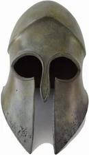 Corinthian solid bronze helmet - Olympia Museum Reproduction - Spartan Armor