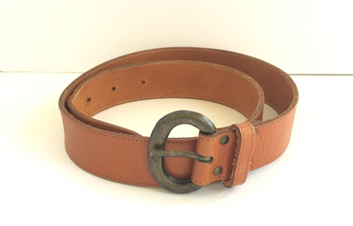 Vintage Robbie Nelson Tan Suede Leather Wide Belt Silver Buckle Vintage 80s Robbie Nelson Studded Leather Belt Western Chic  main image 2