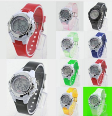 Kinder Digital Armbanduhr Jungen Mädchen Alarm Datum Stoppuhr Timing Chrono DFYJ W02
