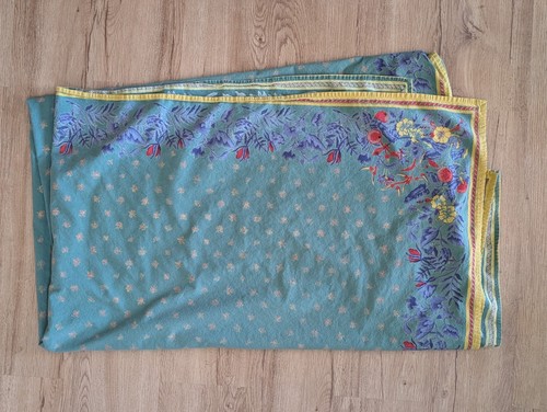 VINTAGE Williams-Sonoma French Provence Country Rectangular Tablecloth 90" x 70" - Picture 4 of 14