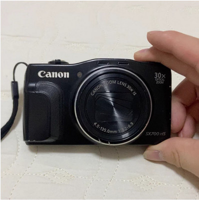 Canon SX700 HS Black 16.1MP 30x Opt Zoom Cam Fast Focus HD Video Travel Friendly