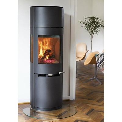 ADURO Kaminofen 9.7, extra hoch, schwarz, HxBxT 150x50x44,7 cm (8 kW)