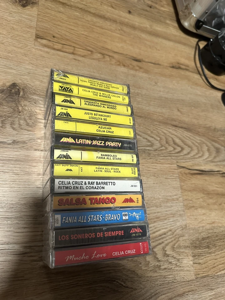 Lot Of (13) Brand New Fania Cassettes ( Salsa, Latino Music) - Image 2 of 3