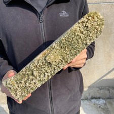 4LBRare Natural The 8th Vein Ocean Jasper Slab Quartz Crystal Reiki Healing