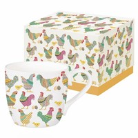 PPD Galli E Galline Cup In Geschenkbox Tasse Becher New Bone China 400 Ml
