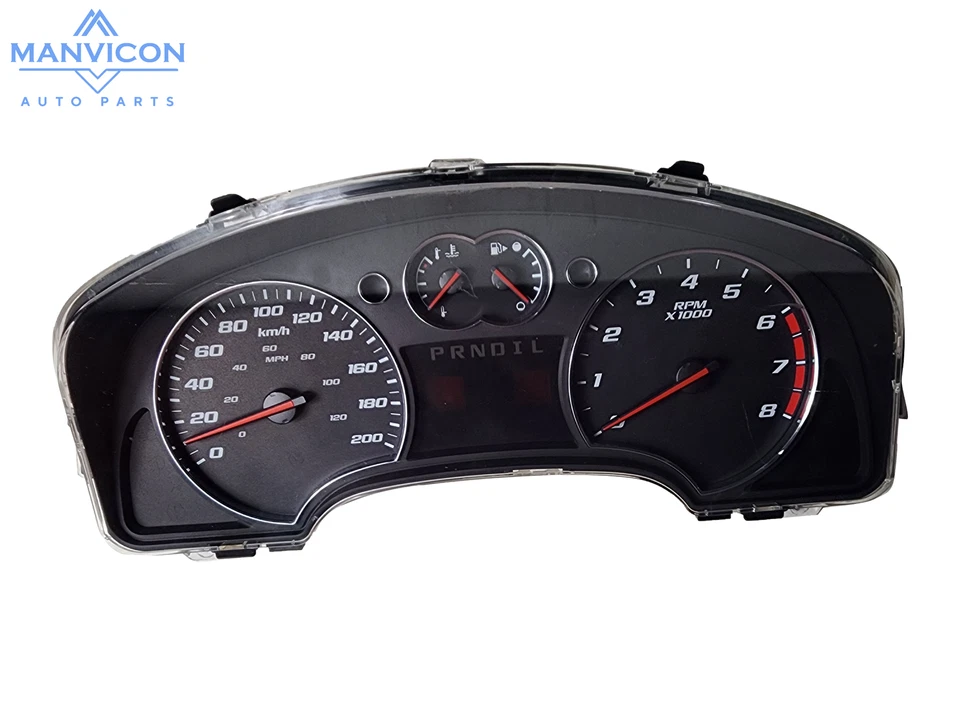 Chevrolet Equinox 2008-2009 velocímetro instrumental KPH 261K clúster OEM Foto 3 de 4