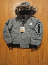 The North Face Boys Gotham Jacket Faux Fur Ho...