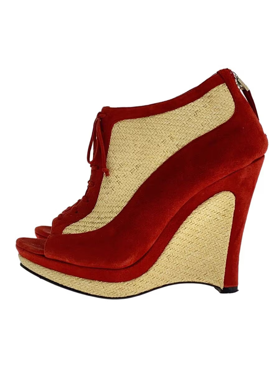 Fendi Pumps 36.5 Red Jlx94