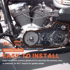 Prewired 1994-2006 Softail & Dyna Primary Cover Gasket Kit Clutch Seal for Ha...