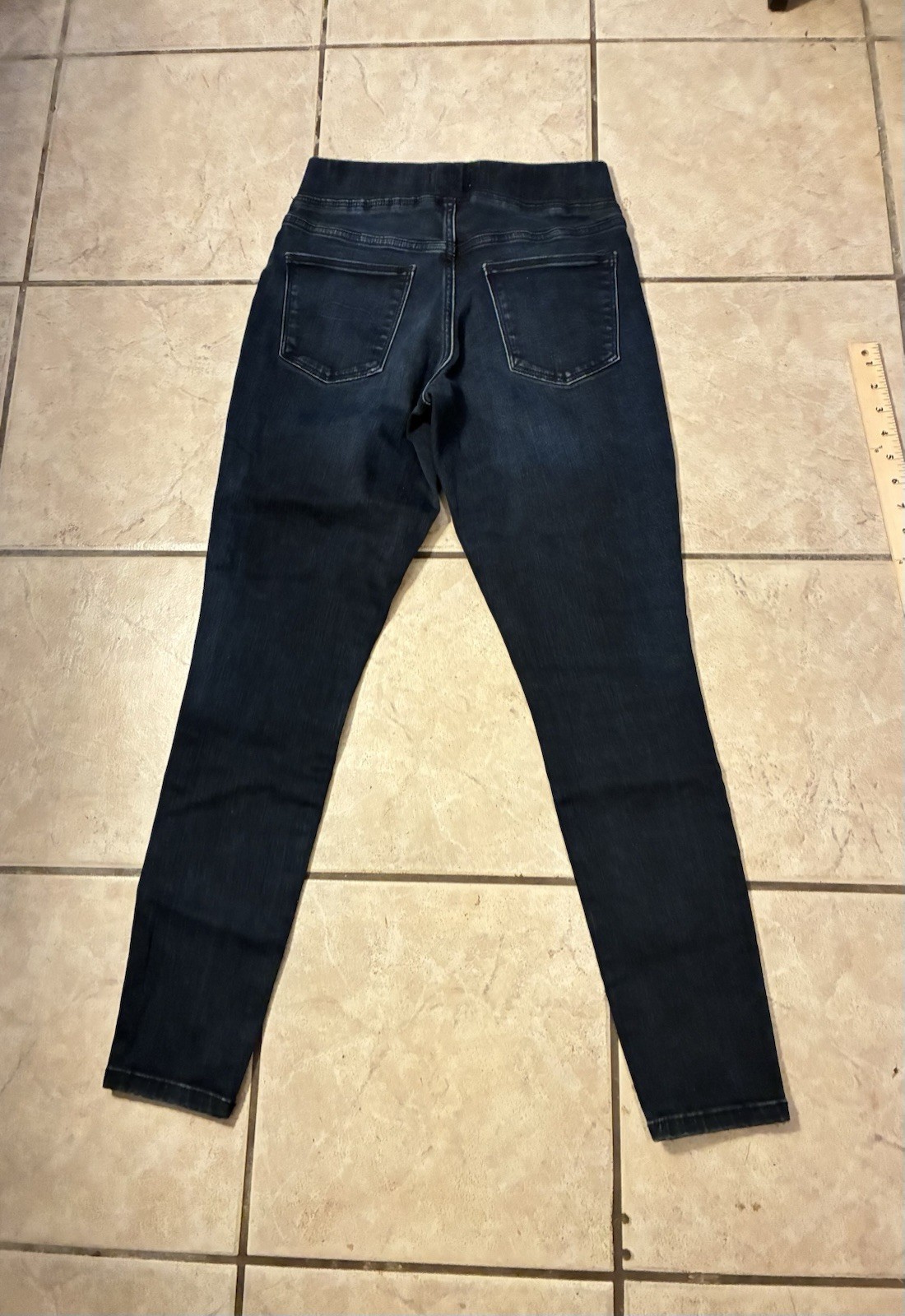 Universal Thread Skinny Stretch Pull On Dark Blue… - image 2