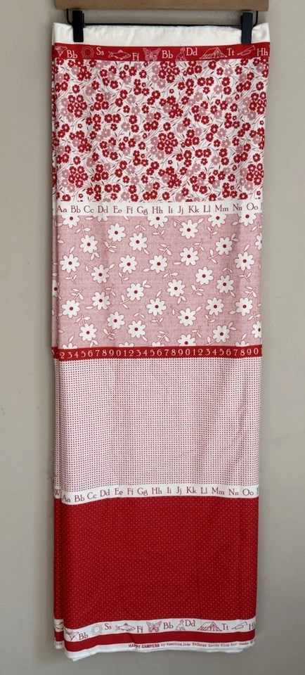 Moda 4 in 1 American Jane Happy Camper Sandy Klop Cotton Quilt Fabric 3 Yards - Image 2 of 4