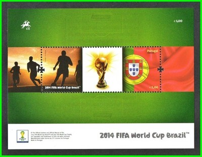 PORTUGAL 2014 - BLOCO FIFA MUNDIAL DE FUTEBOL (BRAZIL) - MNH