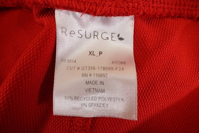 ReSurge Women's Size Petite XL Atomic Red 11-Pocket Drawstring