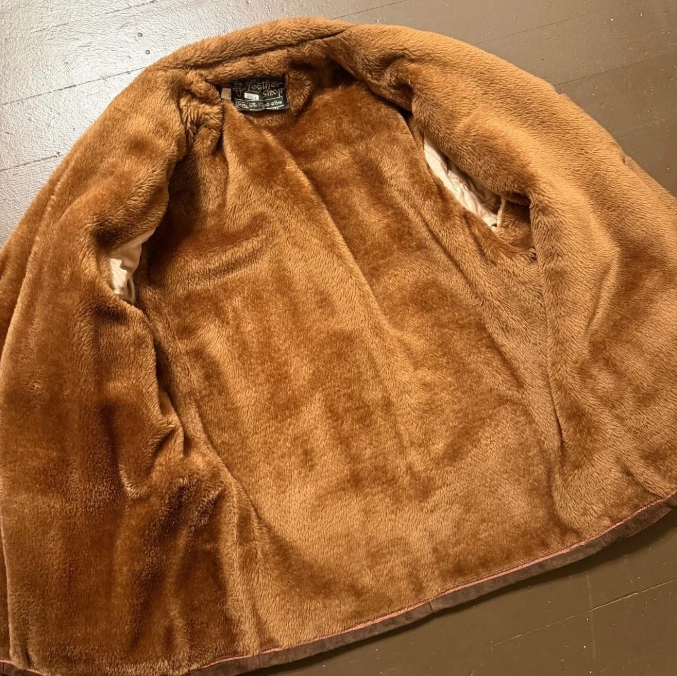 Vintage 50s 60s Leather Suede Barn Stormer Mackinaw Western Jacket - Mens Size M image 3