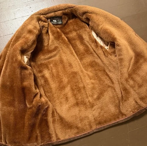 Vintage 50s 60s Leather Suede Barn Stormer Mackinaw Western Jacket - Mens Size M image 3