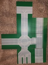 Lego Green Airport Runway Baseplates Lot Of 8