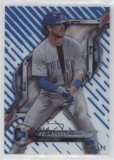 2018 High Tek Pattern 1 Waves/Diagonals Blue Rainbow Foil 96/150 Kris Bryant 0c2