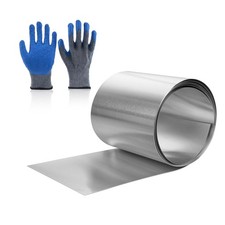 8" x 50' Aluminum Flashing Roll,0.2mm Thickness Aluminum Roof Panels,Metal Ro...