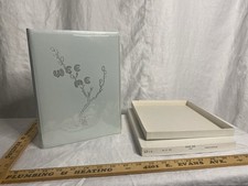 Vtg Gibson Baby Book Wee Me NIB 1945 Blue Silver