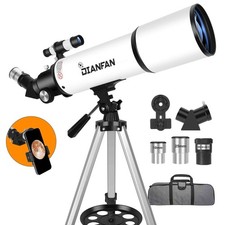 Telescope,Telescope for Adults High Powered - 80mm Aperture 600mm Professiona...