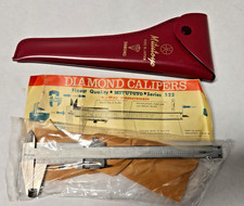 Mitutoyo Diamond 7" Vernier Caliper 522 1/128 in 1/1000 in Hardened Stainless