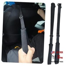 2PCS Universal Car Headrest Grab Handles Car Seat Latch Straps Adjustable