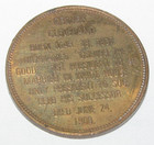 Grover Cleveland President USA Souvenir Token Medal Collector's Coin — photo 2