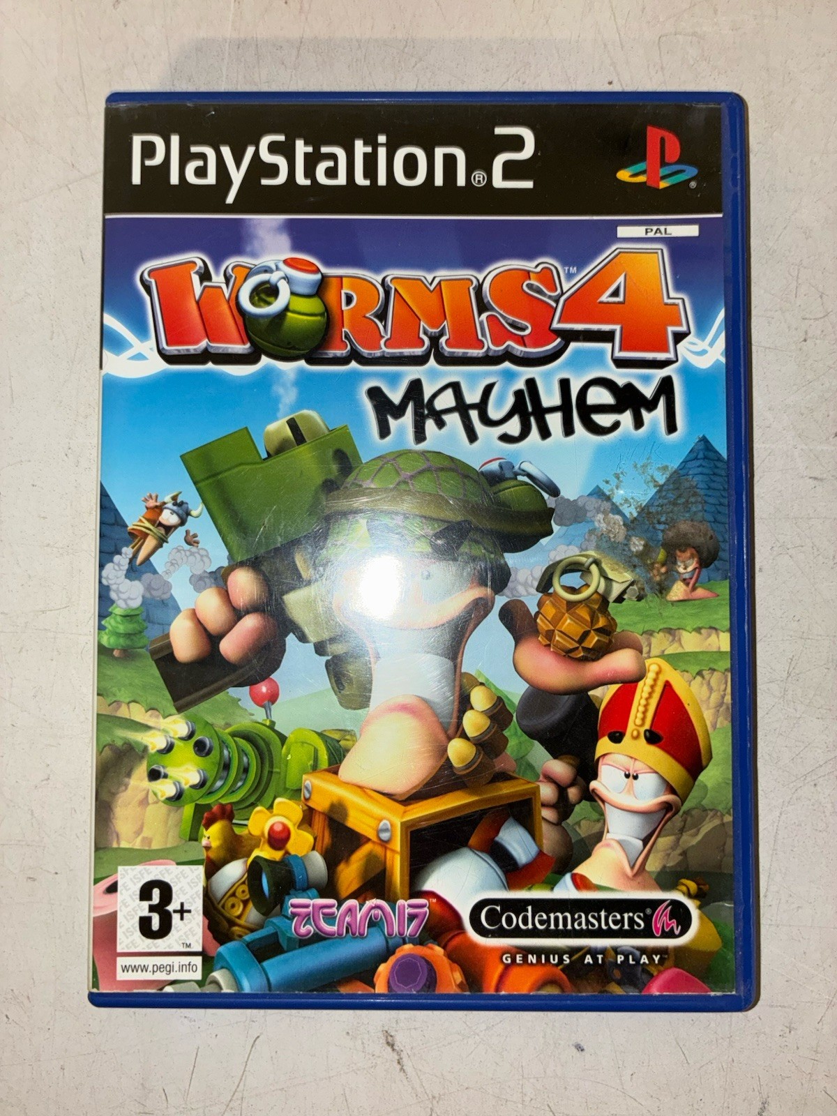 Playstation 2 / PS2 - Worms 4: Mayhem - FR / PAL -