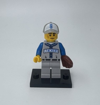Baseball Fielder Series 10 Stackers CMF LEGO  Minifigure Mini Figure Fig