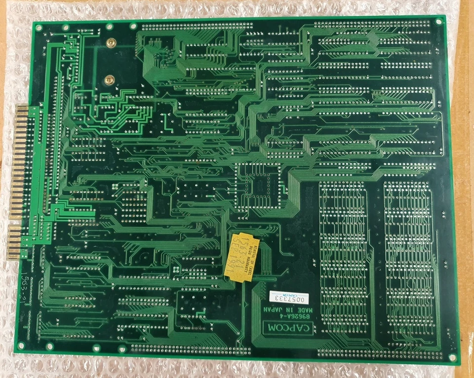 STREET FIGHTER 2 WORLD WARRIOR JAMMA ARCADE PCB. ALL ORIGINAL CAPCOM CPS1. - Image 3 of 4