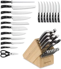 Wusthof Classic Ikon - 20 Pc. Knife Block Set, Acaia