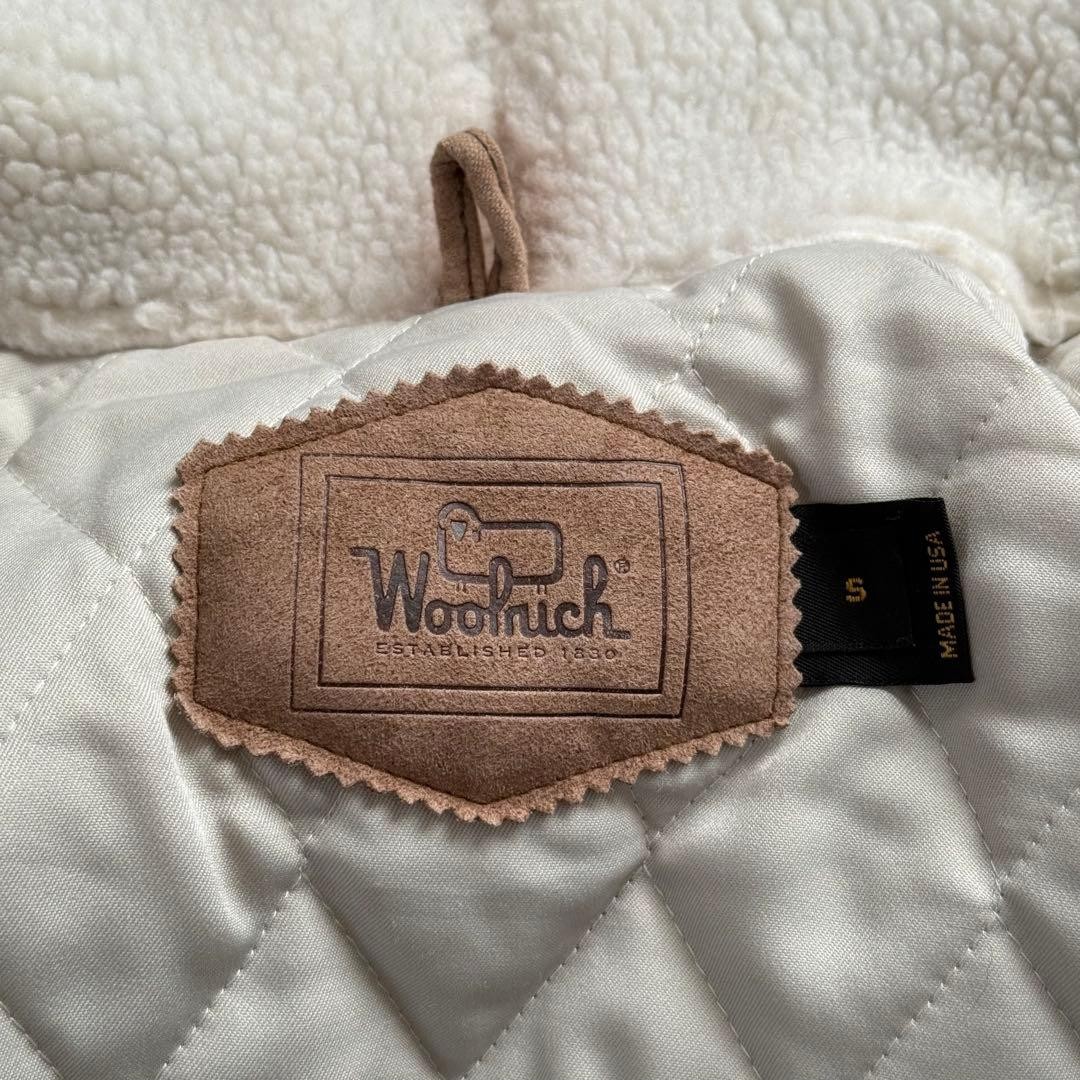 Woolrich Native Pattern Wool Coat Gray Made in US… - image 8