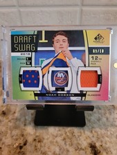 2019/20 UD SP GAME USED Noah Dobson DRAFT SWAG JERSEY RELIC /18 #DS-ND