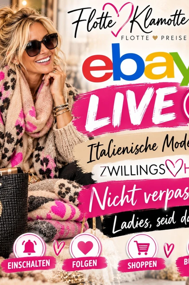 Unser zweiter Stream - ital. Mode und Zwillingsherz