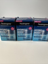 Neutrogena Hydro Boost Hyaluronic Night Pressed Serum Normal To Dry Skin Lot 3
