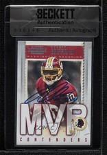 BAS 2013 Panini Contenders MVP Robert Griffin III #1 Seal of Authenticity 3c7