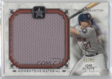 2014 Museum Collection Momentous Material Jumbo Relics 30/50 Jose Altuve 9t4