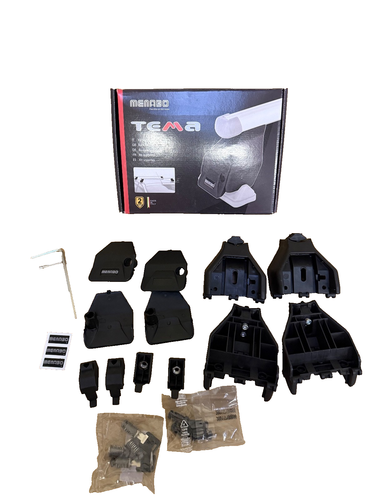 Custom Racking Uk Menabo TEMA Roof Rack Kit Fits Alfa Romeo 147 Audi A3 BMW 1 Series ...