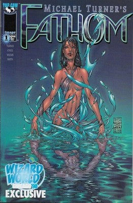 FATHOM #1 (1998) WIZARD WORLD VAR VF/NM IMAGE SCARCE