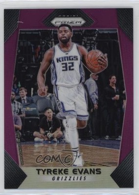2017-18 Panini Prizm Purple Prizm 2/75 Tyreke Evans #207 fm0