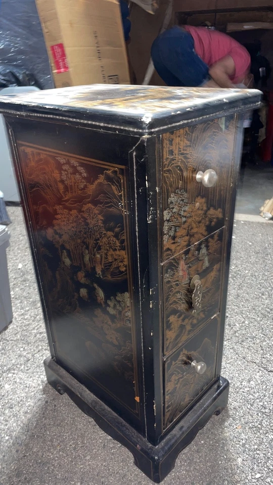 cajón chino laca negra Foto 3 de 4