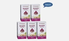 5 X Ayurveda Drishti Eye Drops 10ml Each - For Cataract & Low Vision -
