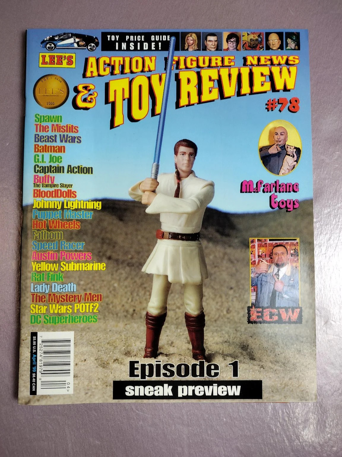 Lee's Action Figure News & Toy Review #78 April 1999 Illustrated
