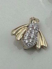 14k Gold And .75cttw Diamond marykay Bee Pin